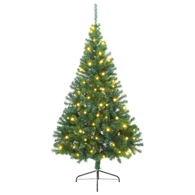 Vidaxx sapin de Noël artificiel illuminé avec 300 LED vert 180 cm PVC