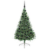 Vidaxx sapin de Noël artificiel illuminé avec 300 LED vert 180 cm PVC