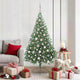 Vidaxx sapin de Noël artificiel illuminé avec 300 LED vert 180 cm PVC