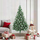 Vidaxx sapin de Noël artificiel illuminé avec 300 LED vert 180 cm PVC
