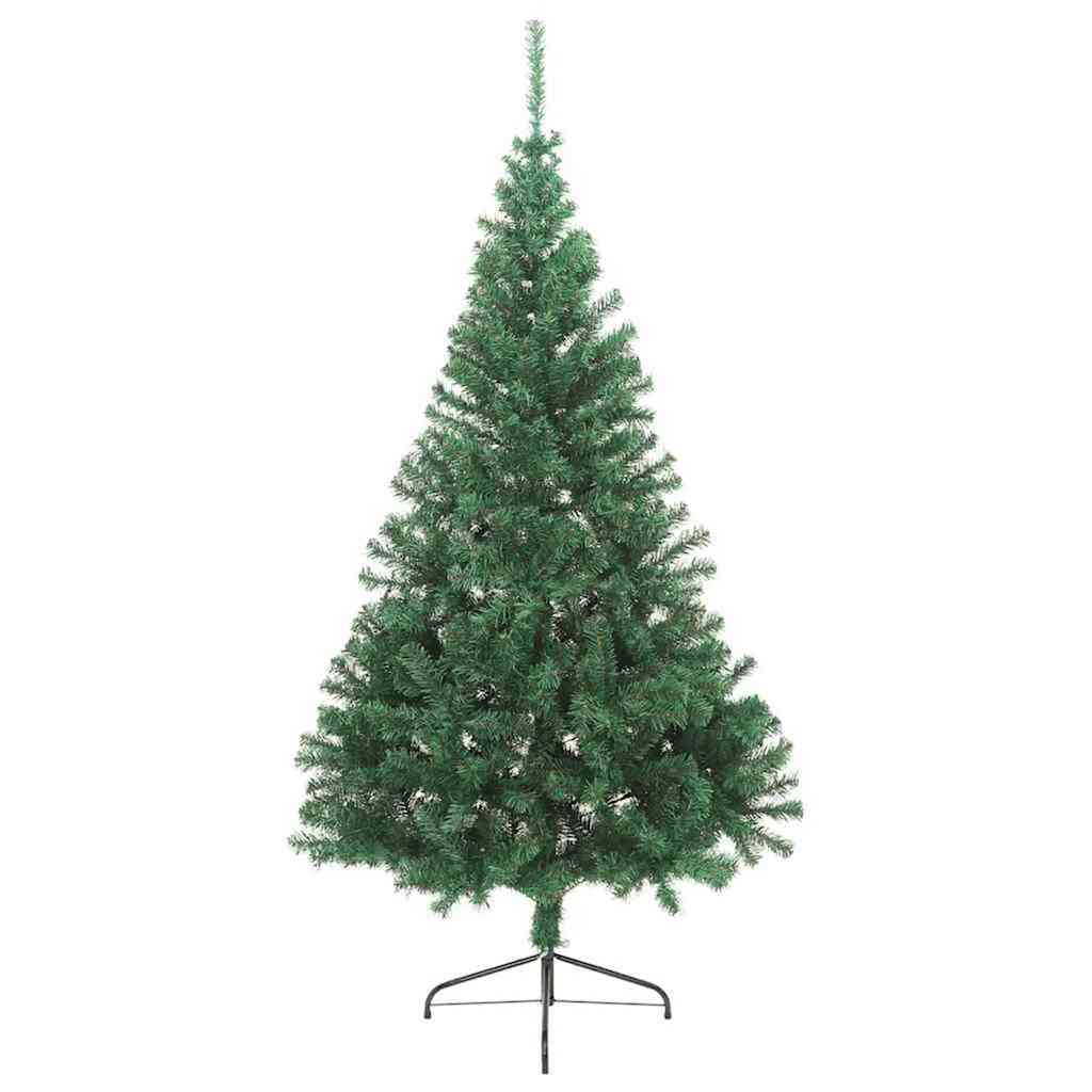 Vidaxx sapin de Noël artificiel illuminé avec 300 LED vert 210 cm PVC