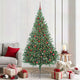 Vidaxx sapin de Noël artificiel illuminé avec 300 LED vert 210 cm PVC
