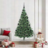 Vidaxx sapin de Noël artificiel illuminé avec 300 LED vert 210 cm PVC