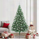 Vidaxx sapin de Noël artificiel illuminé avec 300 LED vert 210 cm PVC