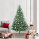 Vidaxx sapin de Noël artificiel illuminé avec 300 LED vert 210 cm PVC
