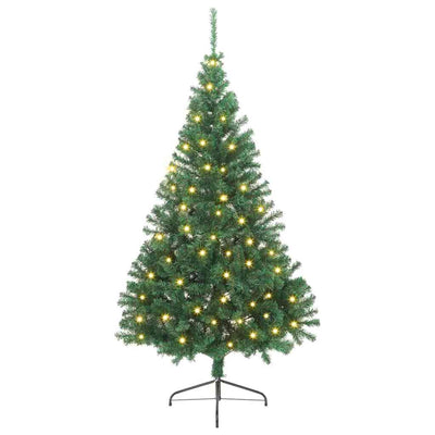 Vidaxx sapin de Noël artificiel illuminé avec 300 LED vert 240 cm PVC