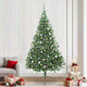 Vidaxx sapin de Noël artificiel illuminé avec 300 LED vert 240 cm PVC