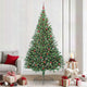 Vidaxx sapin de Noël artificiel illuminé avec 300 LED vert 240 cm PVC
