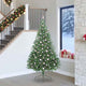 Vidaxx sapin de Noël artificiel illuminé avec 300 LED vert 240 cm PVC