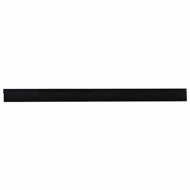 Vidaxx brosses de porte auto-adhésives 2 pcs noir 100 cm alliage d'aluminium