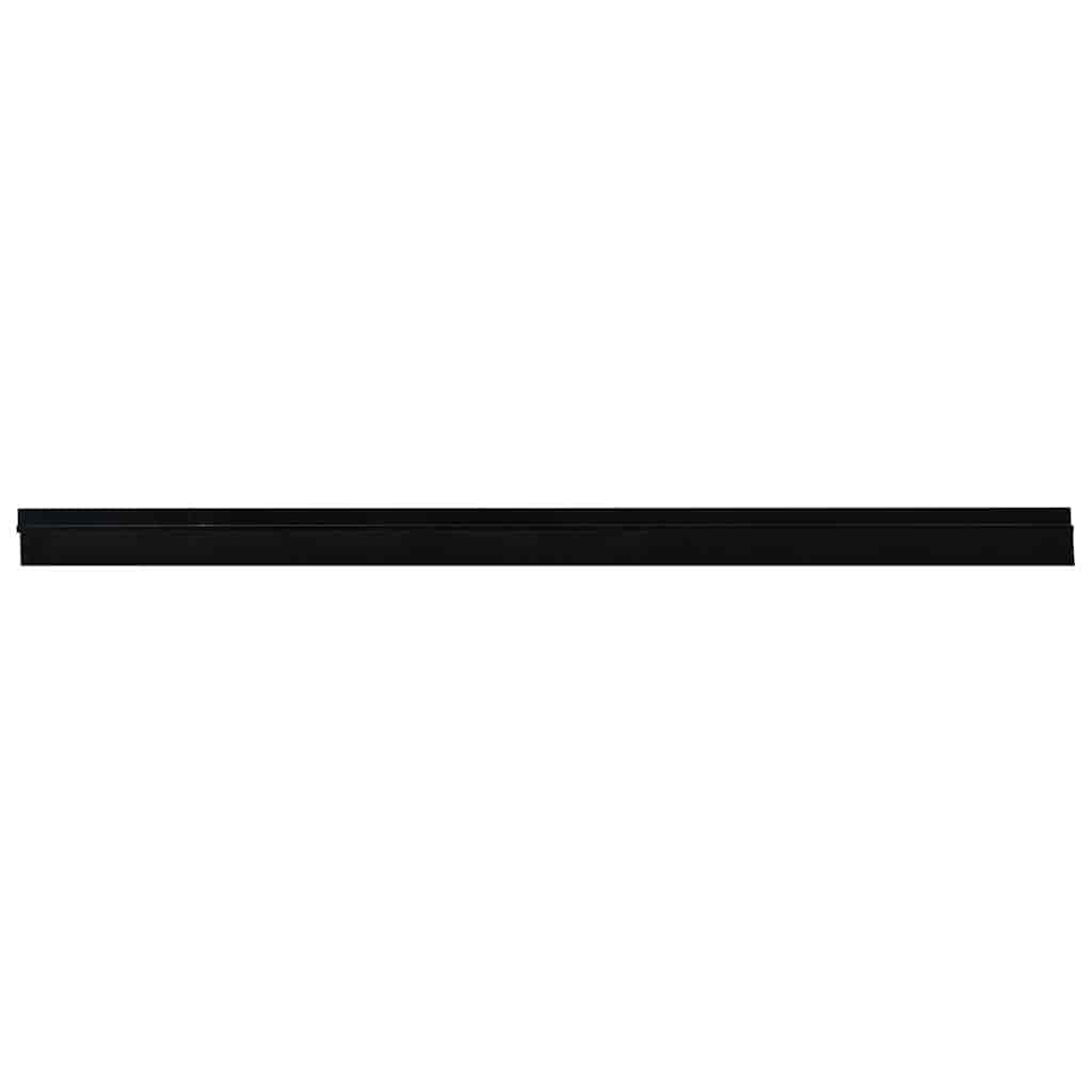 Vidaxx brosses de porte auto-adhésives 2 pcs noir 100 cm alliage d'aluminium