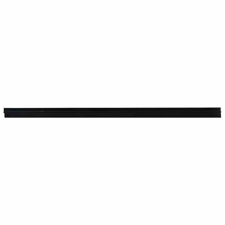 Vidaxx brosses de porte auto-adhésives 6 pcs noir 100 cm alliage d'aluminium