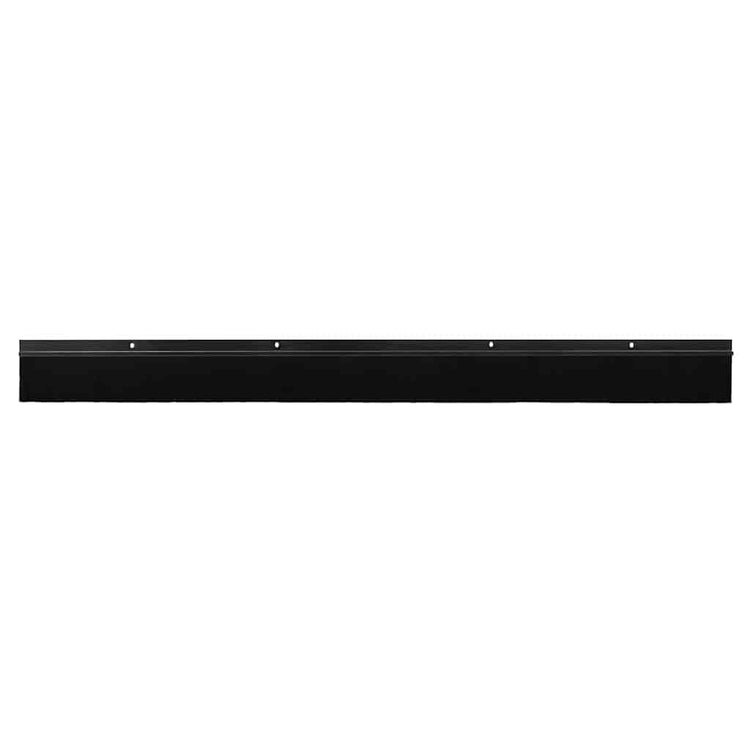 VidaXL fermetures de brosse de porte vissables 12 pcs noir 100 cm