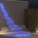 VidaXL Sapin de Noël LED avec piquets de terre avec 276 LED bleu 511 cm métal