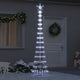 Vidaxxl Sapin de Noël LED avec 290 LED blanc froid 70 x 70 x 250 cm métal