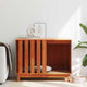 Vidaxxl niche pour chien marron 90 x 60 x 67 cm bois de pin massif