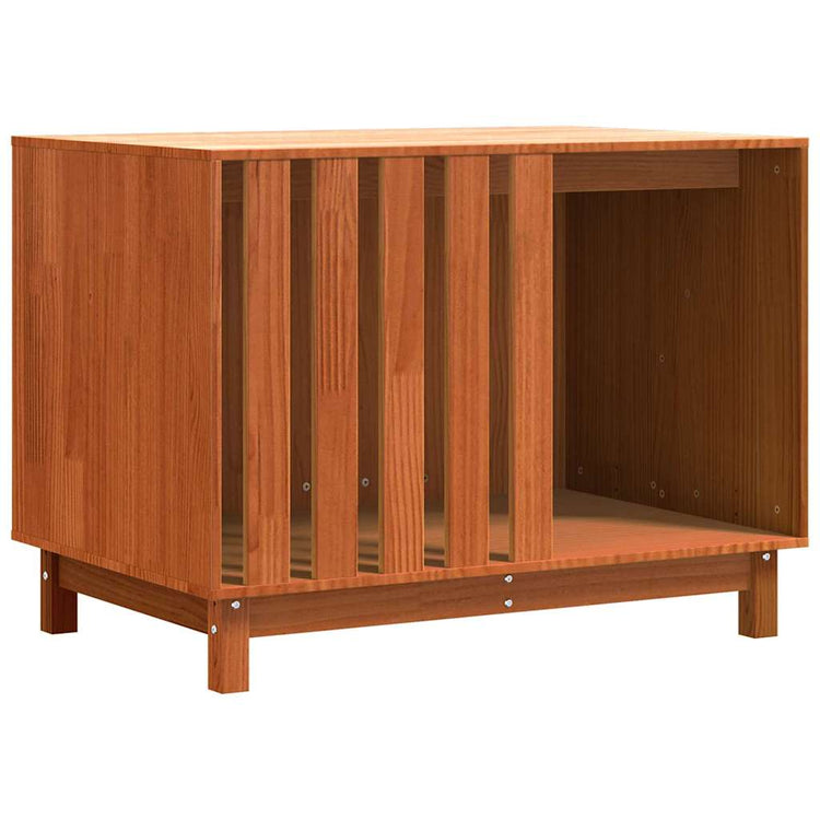 Vidaxxl niche pour chien marron 90 x 60 x 67 cm bois de pin massif