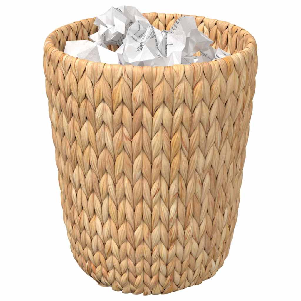 Vidaxl corbeilles à papier 2 pcs naturel 26 x 26 x 29 cm jacinthe d'eau