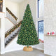 Vidaxx Collier de sapin de Noël marron 90 x 90 x 28 cm jacinthe d'eau
