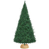 Vidaxx Collier de sapin de Noël marron 90 x 90 x 28 cm jacinthe d'eau