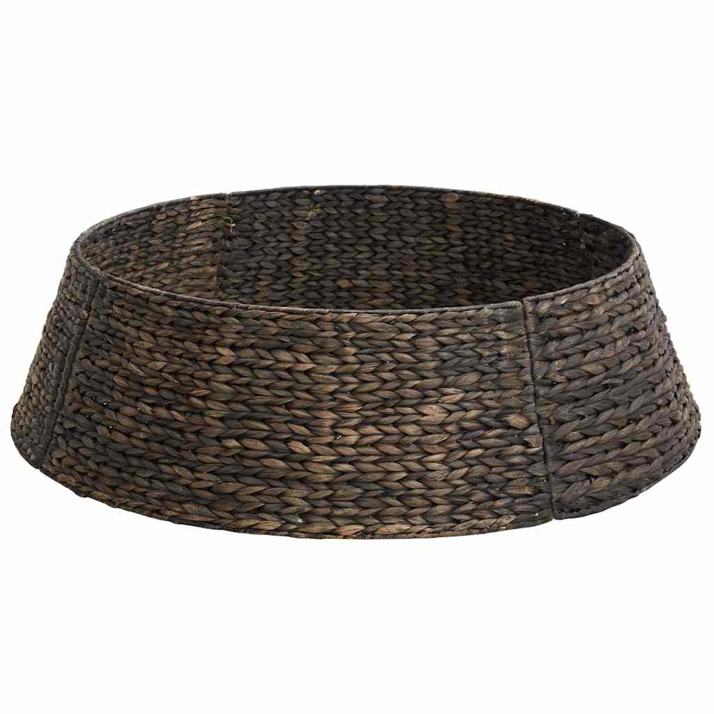 Vidaxx Collier de sapin de Noël noir 105 x 105 x 28 cm jacinthe d'eau