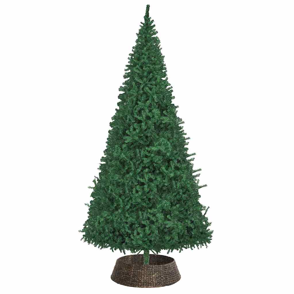 Vidaxx Collier de sapin de Noël noir 105 x 105 x 28 cm jacinthe d'eau