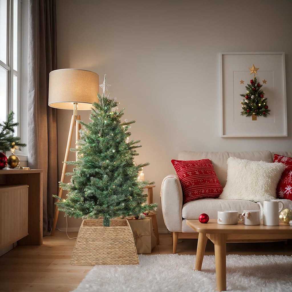 Vidaxx Collier de sapin de Noël marron 70 x 70 x 28 cm jacinthe d'eau