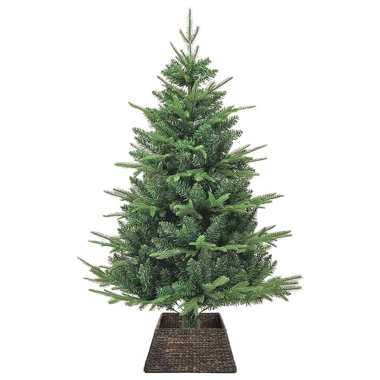Vidaxx Collier de sapin de Noël noir 50 x 50 x 25 cm jacinthe d'eau