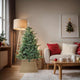 Vidaxx Collier de sapin de Noël marron 70 x 70 x 28 cm jonc de mer