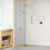 Vidaxx paroi de douche à l'italienne or 80 x 195 cm verre trempé