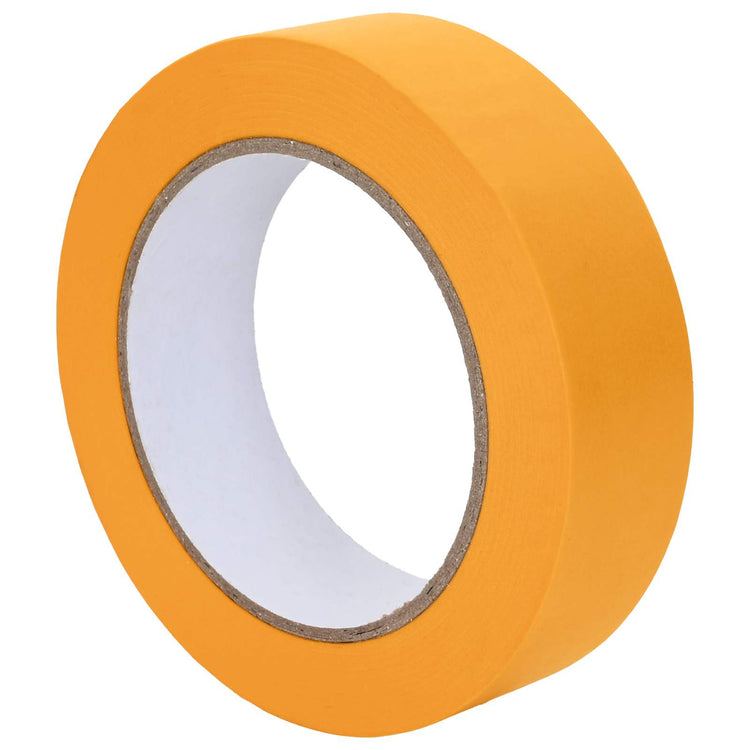VidaXL rubans de masquage peinture 12 pcs jaune 25mm x 50m papier
