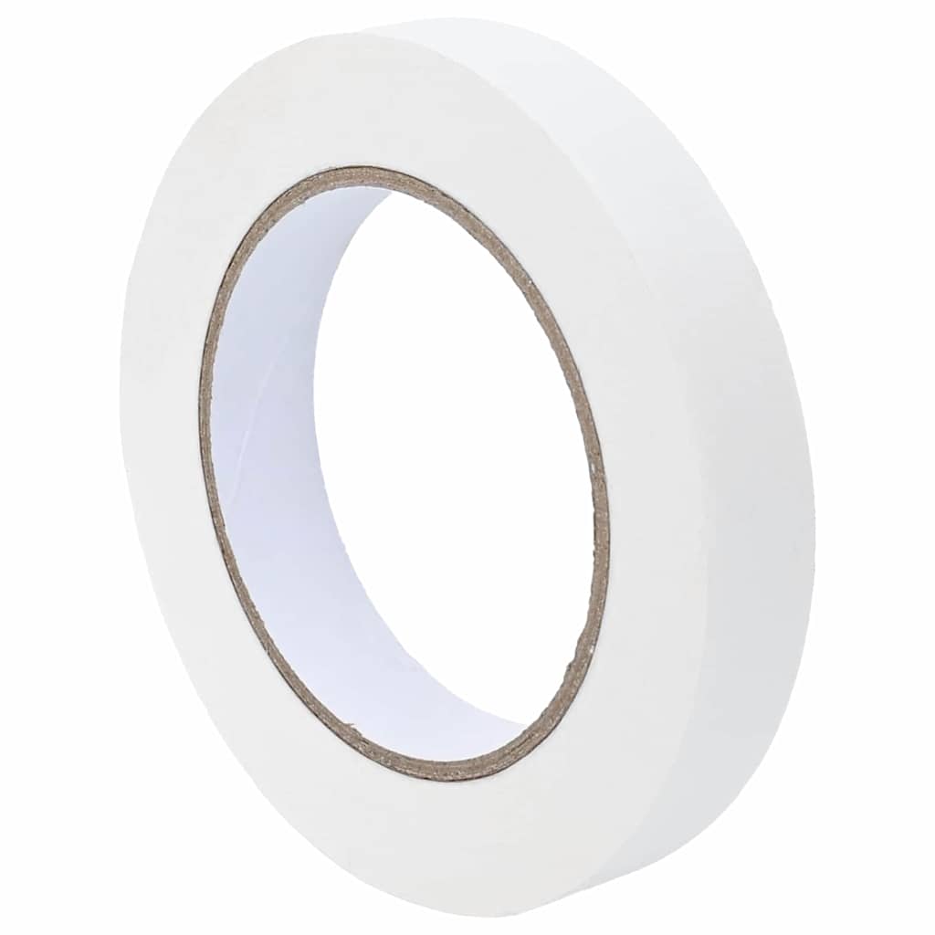 VidaXL rubans de masquage peinture 50 pcs blanc 19mm x 50m papier