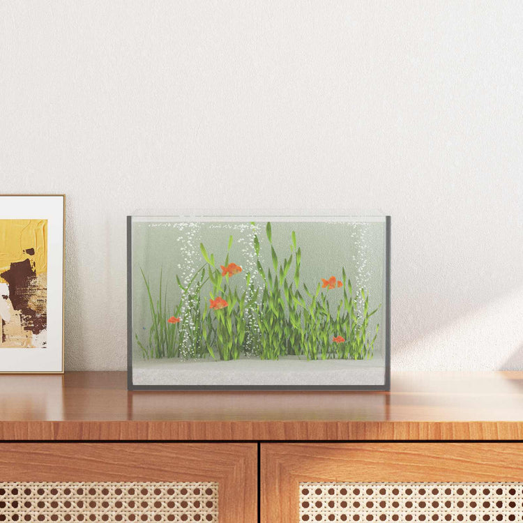 Vidaxx aquarium avec rangement transparent 30 x 20 x 20 cm verre