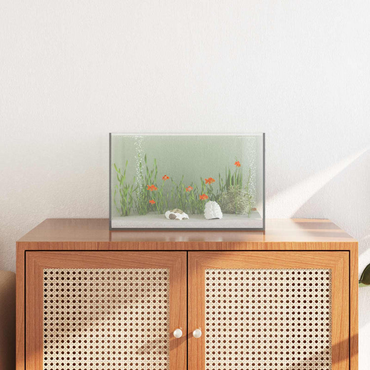 Vidaxx aquarium avec rangement transparent 40 x 25 x 25 cm verre