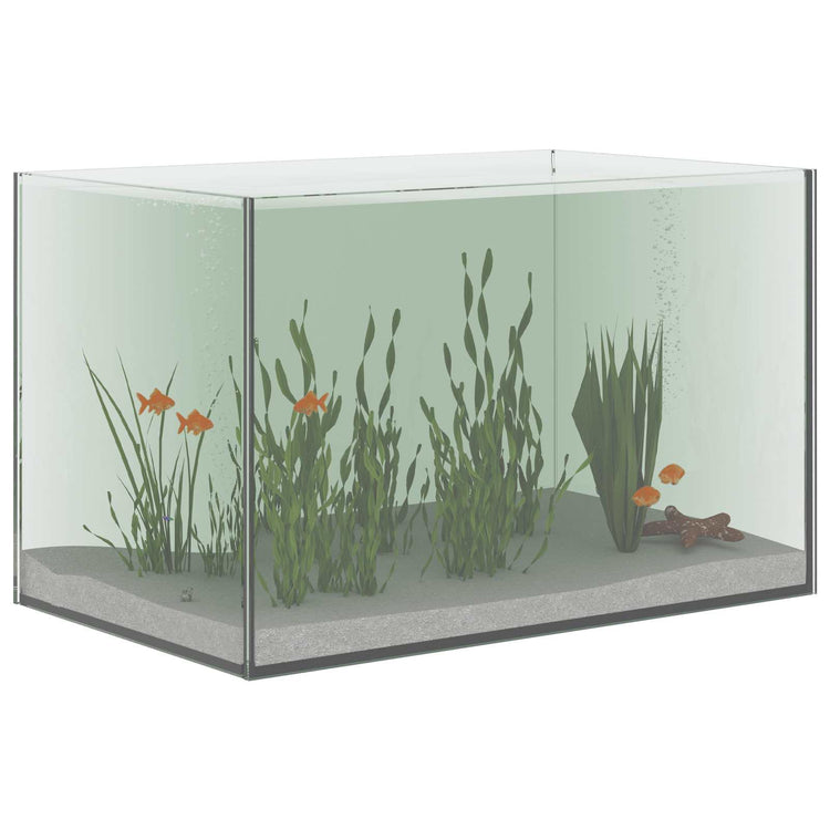 Vidaxx aquarium avec rangement transparent 40 x 25 x 25 cm verre
