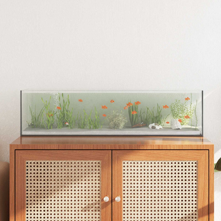 Vidaxx aquarium avec rangement transparent 80 x 20 x 20 cm verre