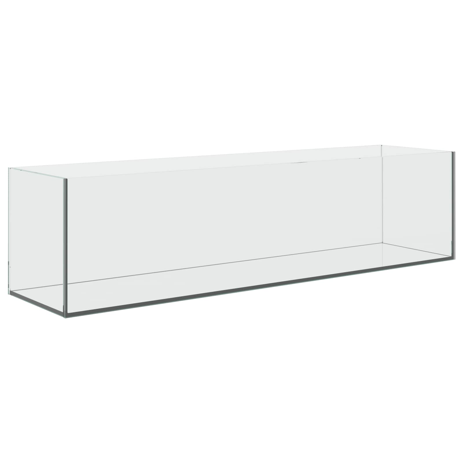 Vidaxx aquarium avec rangement transparent 80 x 20 x 20 cm verre
