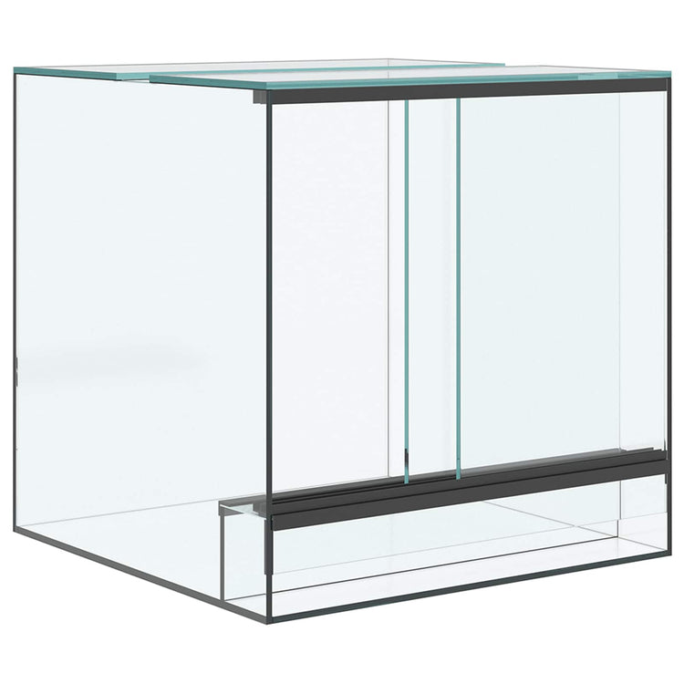 Vidaxx terrarium avec rangement transparent 30 x 30 x 30 cm verre