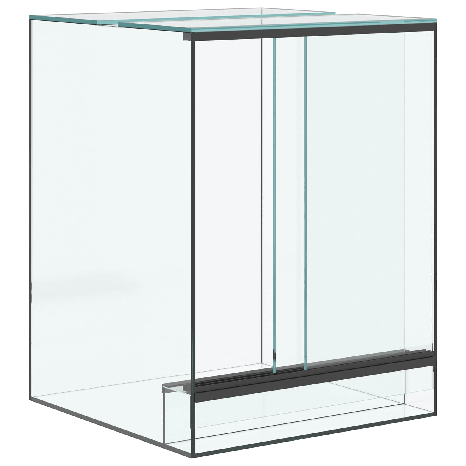Vidaxx terrarium avec rangement transparent 30 x 30 x 40 cm verre