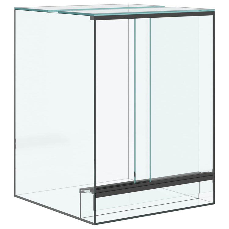 Vidaxx terrarium avec rangement transparent 30 x 30 x 40 cm verre