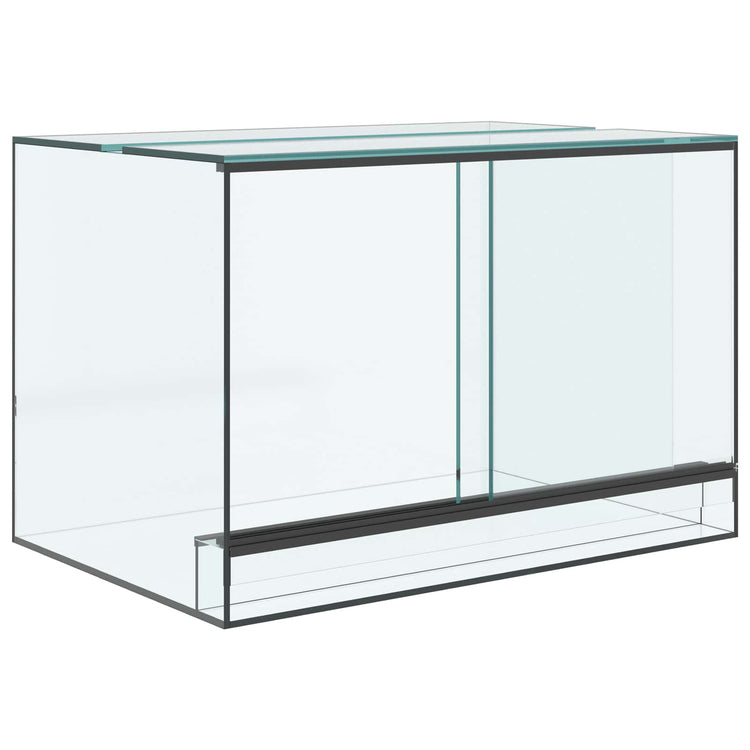 Vidaxx terrarium avec rangement transparent 60 x 40 x 40 cm verre
