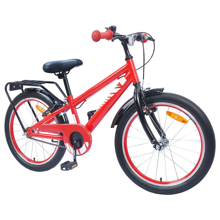 VidaXL vélo enfant 20 pouces pour 6-11 ans rouge