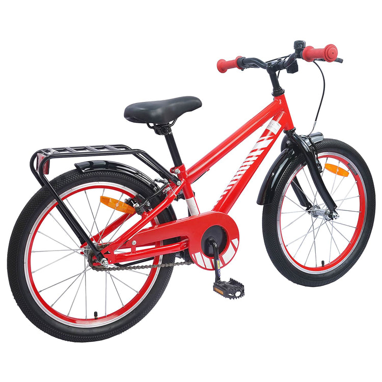 VidaXL vélo enfant 20 pouces pour 6-11 ans rouge