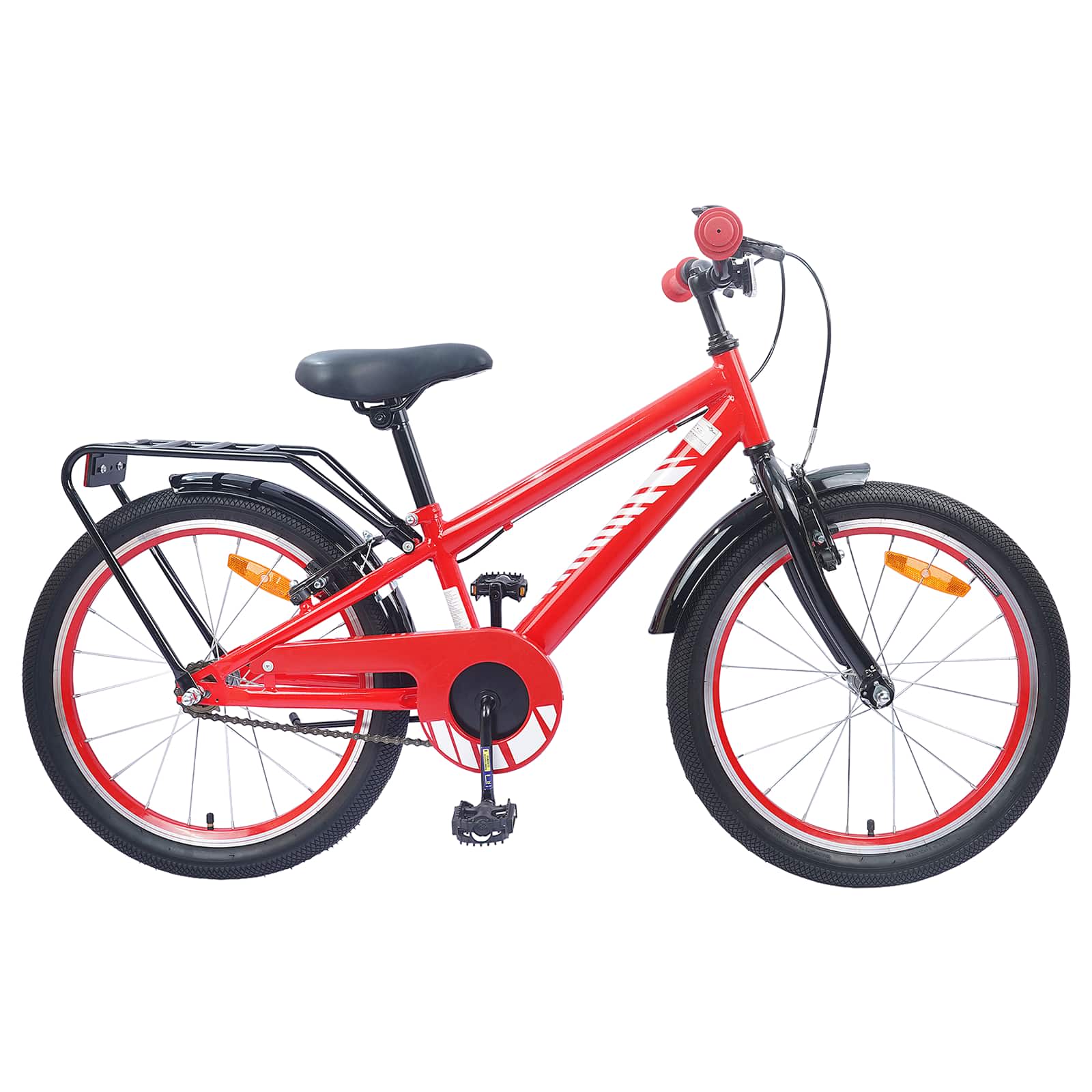 VidaXL vélo enfant 20 pouces pour 6-11 ans rouge