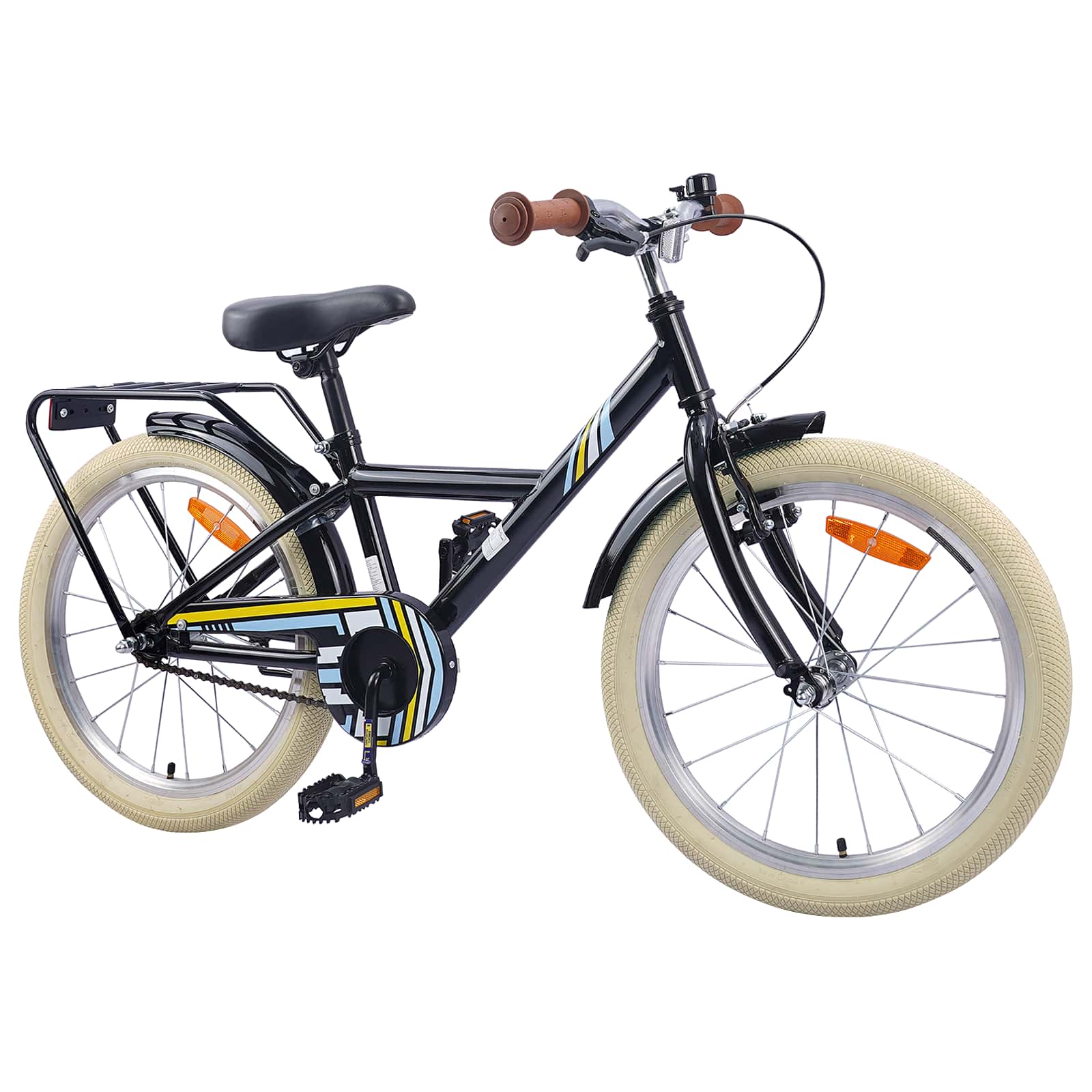 VidaXL vélo pour enfants 24 pouces pour 8-12 ans noir