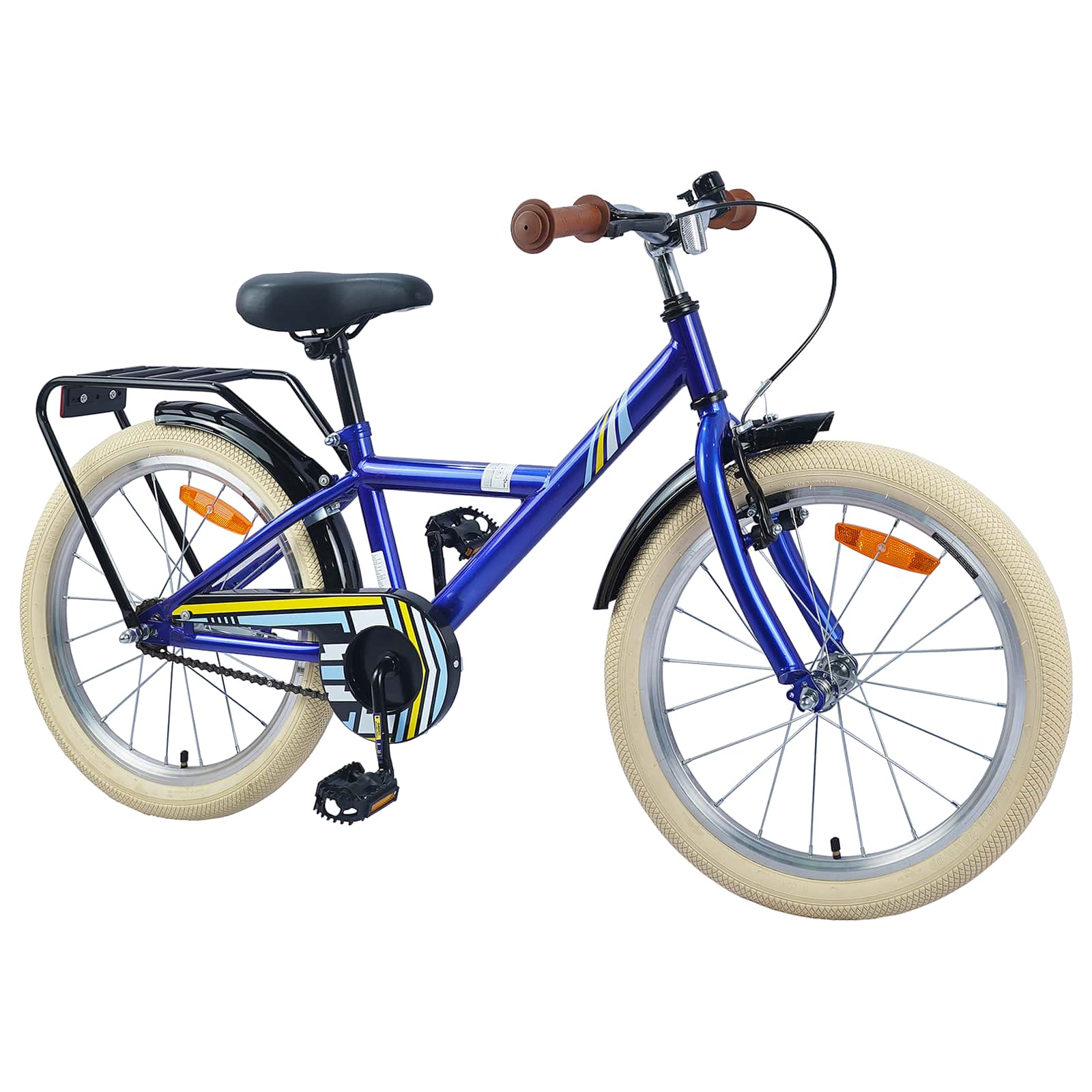 VidaXL vélo pour enfants 20 pouces pour 6-11 ans, bleu foncé