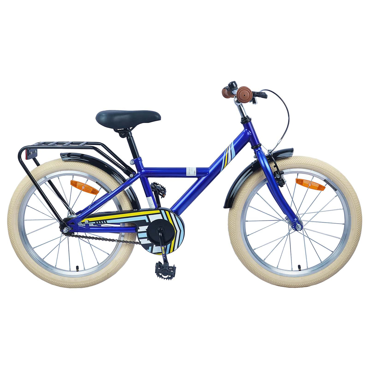 VidaXL vélo pour enfants 20 pouces pour 6-11 ans, bleu foncé