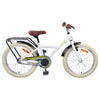 VidaXL vélo enfant 24 pouces pour 8-12 ans blanc