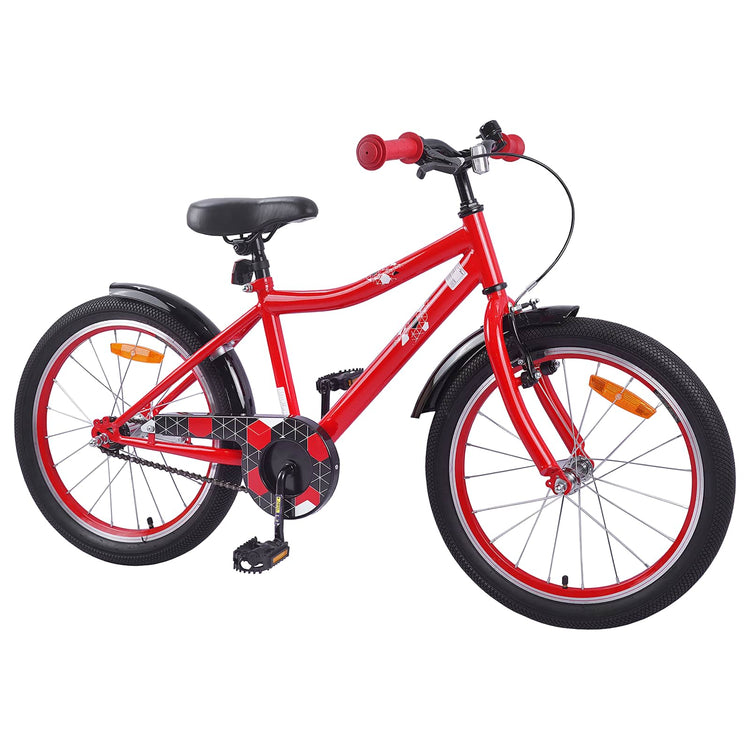VidaXL vélo enfant 20 pouces pour 6-11 ans rouge