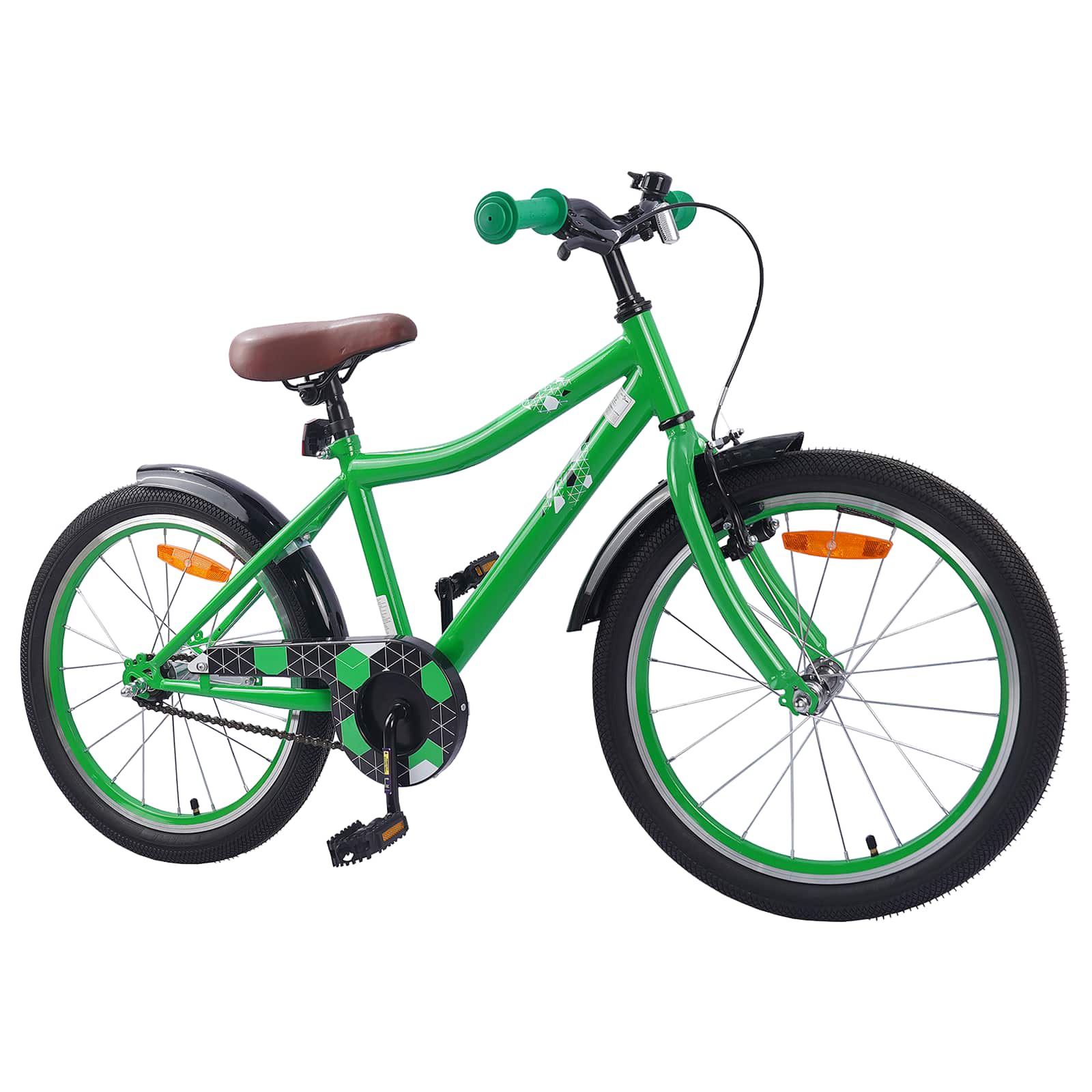 VidaXL vélo pour enfants 20 pouces pour 6-11 ans vert